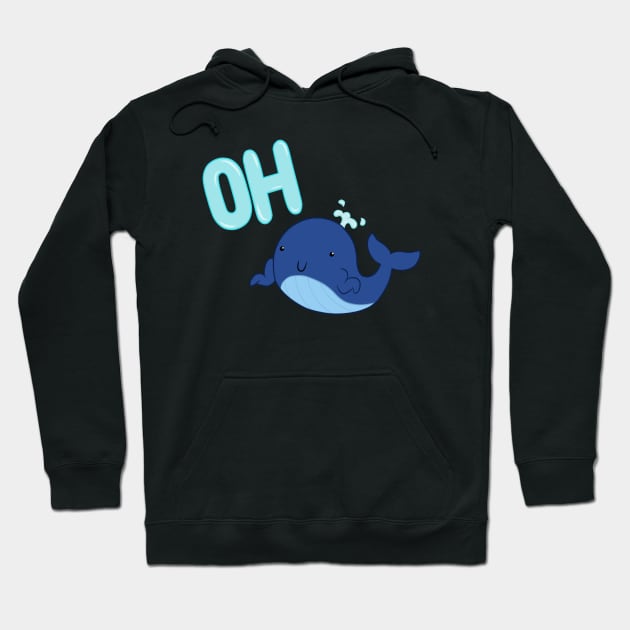 Oh Well Whale Hoodie by Imaplatypus